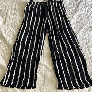H&M Striped Pull On Pants